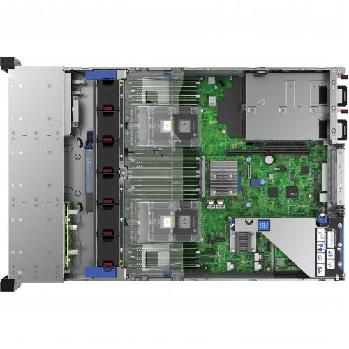 HPE ProLiant DL380 G10 2U Rack Server   1 X Intel Xeon Gold 6242 2.80 GHz   32 GB RAM   Serial ATA/600, 12Gb/s SAS Controller Alternate-Image1/500