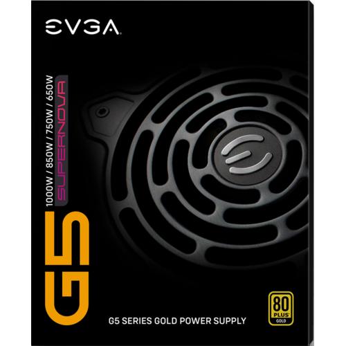 EVGA SuperNOVA 750W G5 80+ Gold Power Supply Alternate-Image1/500