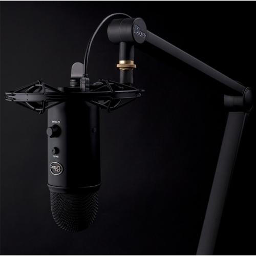 Blue Yeticaster Wired Electret Condenser Microphone   Black Alternate-Image1/500