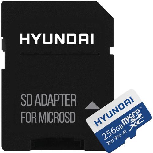 Hyundai 256GB MicroSDXC UHS 1 Memory Card With Adapter, 95MB/s (U3) 4K Video, Ultra HD, A1, V30 Alternate-Image1/500