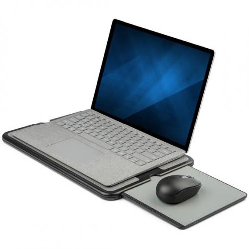 StarTech.com Lap Desk   For 13" / 15" Laptops   Portable Notebook Lap Pad   Retractable Mouse Pad   Anti Slip Heat Guard Surface (NTBKPAD) Alternate-Image1/500