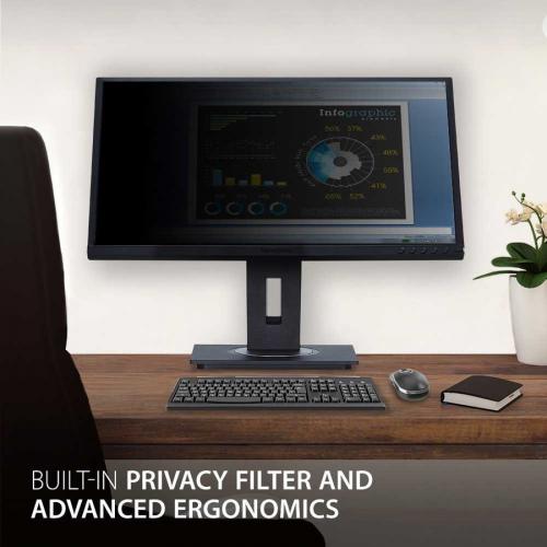 ViewSonic VG2448 PF 24 Inch IPS 1080p Ergonomic Monitor With Built In Privacy Filter HDMI DisplayPort USB And 40 Degree Tilt Alternate-Image1/500