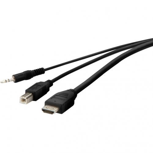 Belkin HDMI High Retention + USB A/B + Audio Passive Combo KVM Cable Alternate-Image1/500