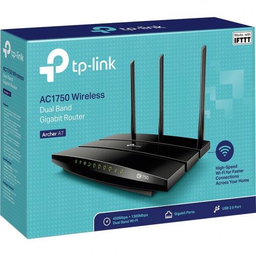 TP Link Archer A7   Wi Fi 5 IEEE 802.11ac Ethernet Wireless Router Alternate-Image1/500