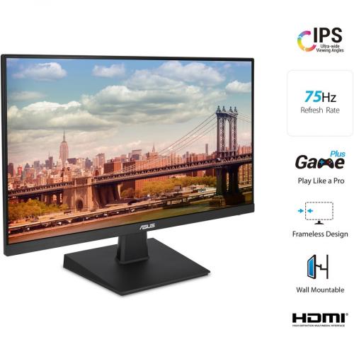 Asus VA27EHE 27" Full HD Gaming LCD Monitor   16:9   Black Alternate-Image1/500