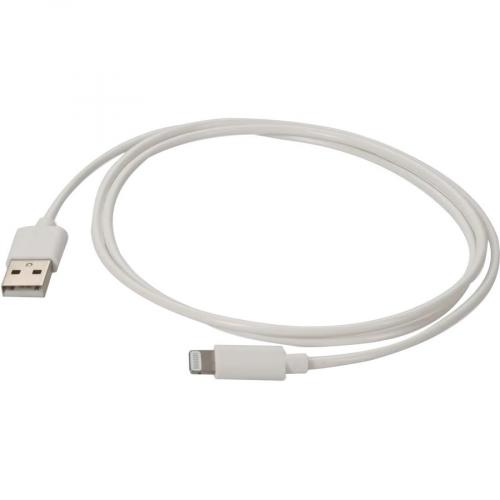 AddOn 1m Apple Computer Compatible USB 2.0 (A) Male To Lightning Male White Cable Alternate-Image1/500