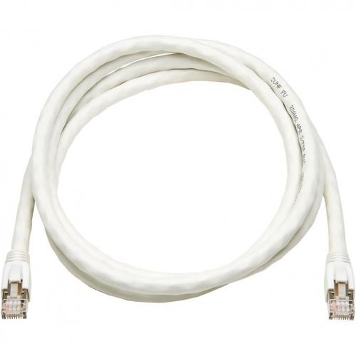 Tripp Lite Cat8 Patch Cable 25G/40G Certified Snagless M/M PoE White 6ft Alternate-Image1/500