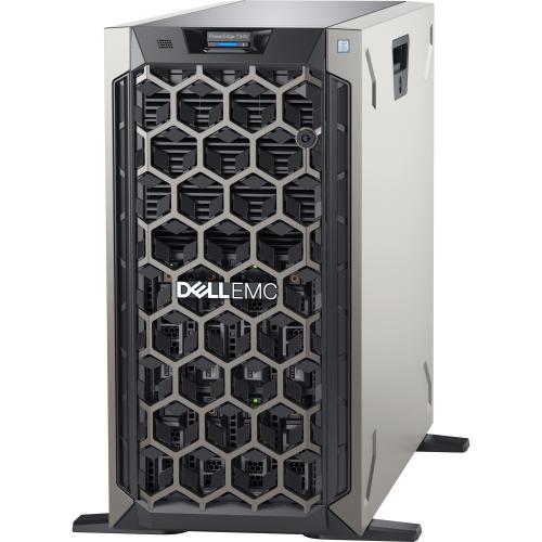 Dell EMC PowerEdge T340 5U Tower Server   1 X Intel Xeon E 2234 3.60 GHz   8 GB RAM   1 TB HDD   (1 X 1TB) HDD Configuration   Serial ATA Controller   1 Year ProSupport Alternate-Image1/500