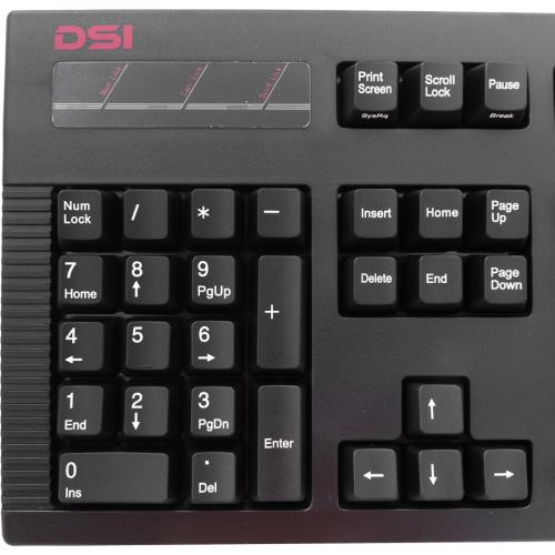 DSI Left Handed Wired Mechanical Keyboard With Cherry Red Switches Alternate-Image1/500