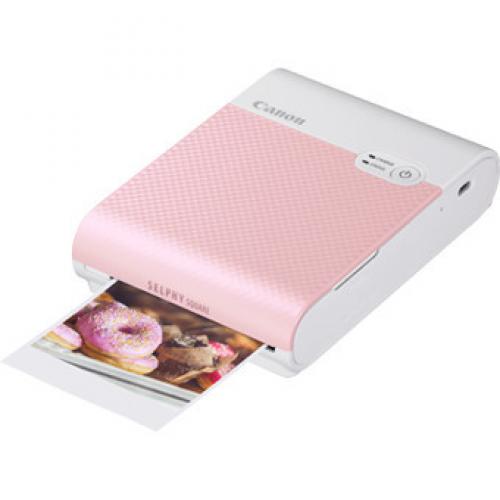Canon SELPHY QX10 Dye Sublimation Printer   Color   Photo Print   Portable   Pink Alternate-Image1/500