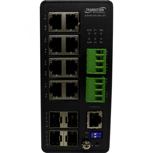Transition Networks Managed Hardened Gigabit Ethernet Switch Alternate-Image1/500