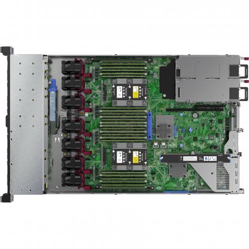 HPE ProLiant DL360 G10 1U Rack Server   1 X Intel Xeon Silver 4214R 2.40 GHz   32 GB RAM   Serial ATA/600, 12Gb/s SAS Controller Alternate-Image1/500