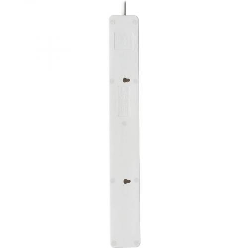 Tripp Lite By Eaton 6 Outlet Power Strip   British BS1363A Outlets, 220 250V AC, 13A, 1.8 M Cord, BS1363A Plug, White Alternate-Image1/500