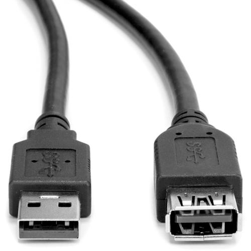 Rocstor USB Data Transfer Cable   6 Ft USB Data Transfer Cable   Type A Female USB   Type A Male USB   Extension Cable   Black   1 6FT 1.83M F/M BLACK Alternate-Image1/500