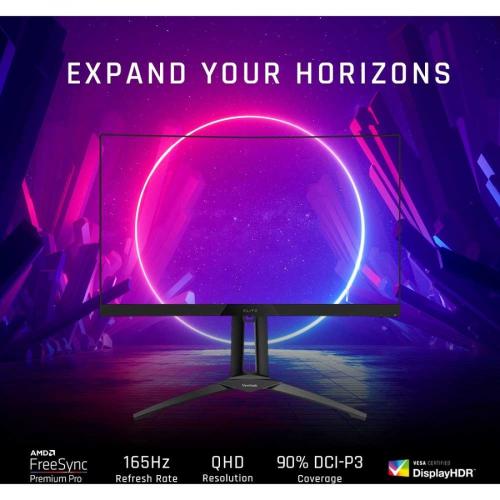 ViewSonic XG270QC 27" ELITE Curved 1440p 1ms 165Hz Gaming Monitor With FreeSync Premium Pro Alternate-Image1/500