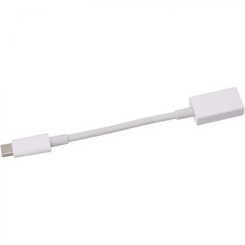4XEM USB C Male To USB A Female Adapter White Alternate-Image1/500
