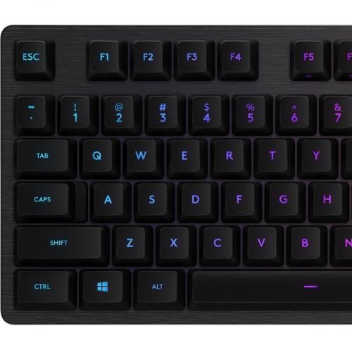 Logitech G512 RGB Mechanical Gaming Keyboard, GX Blue, USB Passthrough Alternate-Image1/500