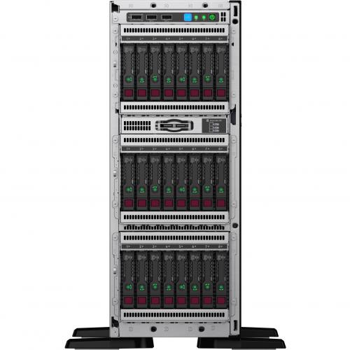 HPE ProLiant ML350 G10 4U Tower Server   1 X Intel Xeon Gold 5218R 2.10 GHz   32 GB RAM   Serial ATA/600, 12Gb/s SAS Controller Alternate-Image1/500