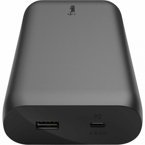 Belkin 30W USB C 2 Port Power Bank   20k MAh   1xUSB C (30W), 1xUSB A (12W)   Portable Charger   Black Alternate-Image1/500