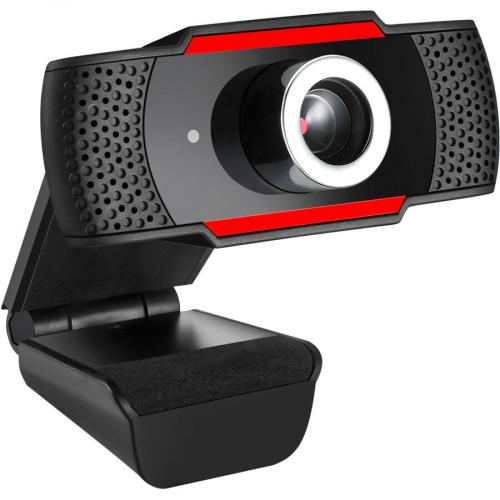 Adesso CyberTrack CyberTrack H3 Webcam   1.3 Megapixel   30 Fps   Black, Red   USB 2.0 Alternate-Image1/500