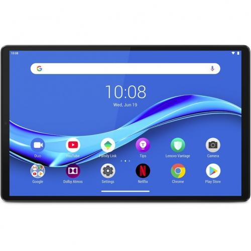 Lenovo Smart Tab M10 TB X606FA Tablet   10.3" WUXGA   4 GB   128 GB Storage   Android 9.0 Pie   Platinum Gray Alternate-Image1/500