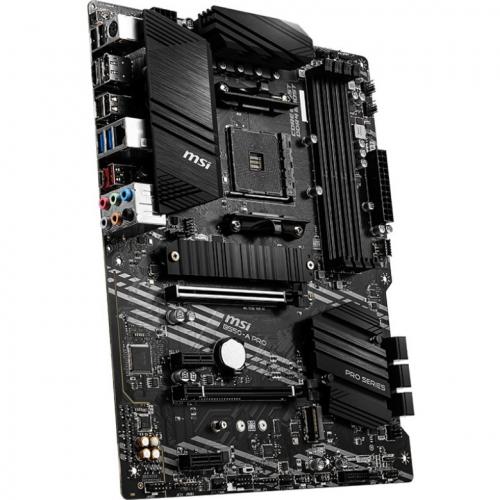 MSI B550 A PRO Desktop Motherboard   AMD B550 Chipset   Socket AM4   ATX Alternate-Image1/500