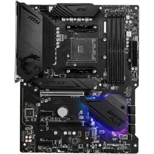 MSI MPG B550 GAMING PLUS Desktop Motherboard   AMD B550 Chipset   Socket AM4   ATX Alternate-Image1/500