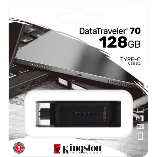 Kingston DataTraveler 70 USB C Flash Drive Alternate-Image1/500