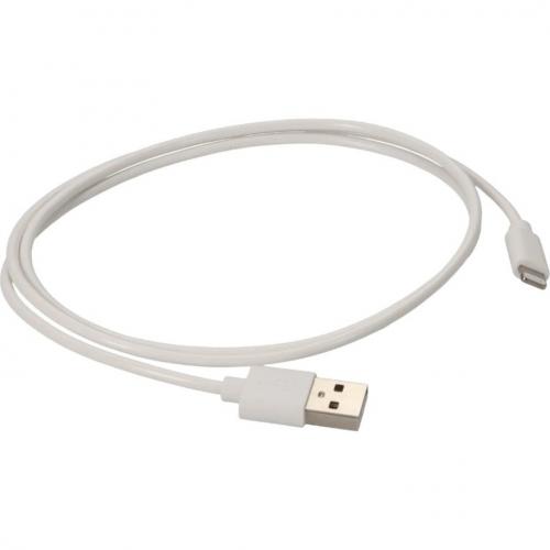 AddOn 1.0m (3.3ft) USB 2.0 (A) Male To Lightning Male White Cable Alternate-Image1/500