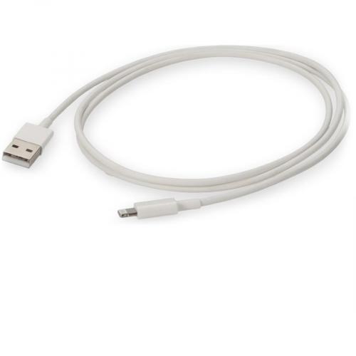 AddOn 1m USB 2.0 (A) Male To Lightning Male White Cable Alternate-Image1/500