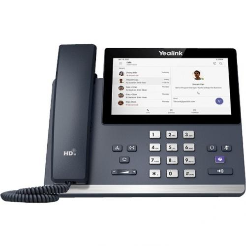 Yealink MP56 IP Phone   Corded   Corded/Cordless   Bluetooth, Wi Fi   Classic Gray Alternate-Image1/500
