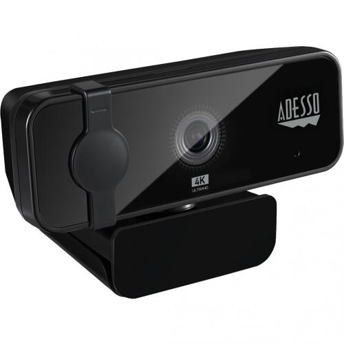Adesso CyberTrack H6 4K Ultra HD Webcam   8 Megapixel   30 Fps   USB 2.0   Fixed Focus   Tripod Mount   Privacy Shutter Alternate-Image1/500