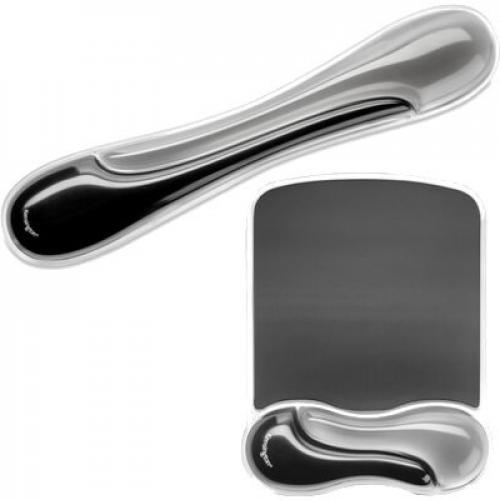 Kensington Duo Gel Mouse Pad Wrist Rest   Gray Alternate-Image1/500