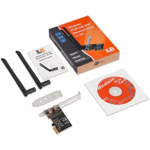 SIIG Wireless 2T2R Dual Band WiFi Ethernet PCIe Card   AC1200 Alternate-Image1/500