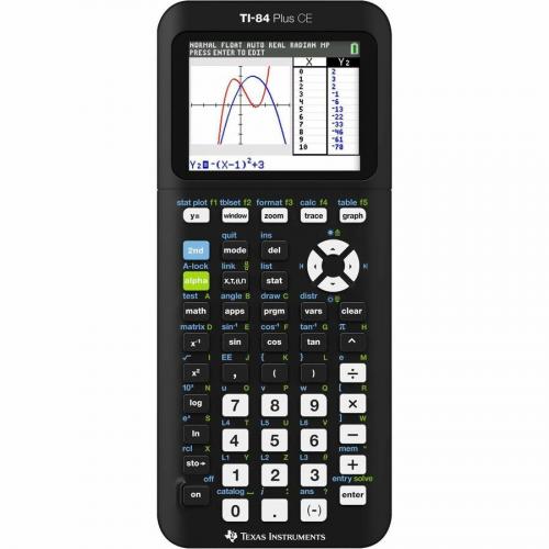 Texas Instruments TI 84 Plus CE With Python Graphing Calculator Alternate-Image1/500