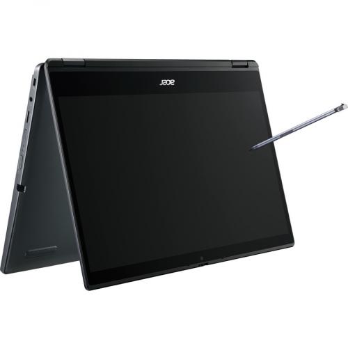 Acer P414RN 51 TMP414RN 51 76AV 14" Touchscreen Convertible 2 In 1 Notebook   Full HD   1920 X 1080   Intel Core I7 11th Gen I7 1165G7 Quad Core (4 Core) 2.80 GHz   16 GB Total RAM   512 GB SSD   Slate Blue Alternate-Image1/500