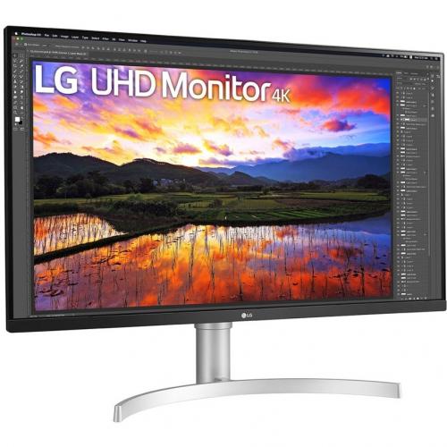 LG HDR10 31.5" 4K UHD LED IPS 60Hz 5ms Gaming Monitor   3840 X 2160 4K UHD Display @ 60Hz   In Plane Switching (IPS) Technology   1.07 Billion Colors, 380 Nits   AMD FreeSync   1 X Displayport 1.4, 2 X HDMI 2.2 Alternate-Image1/500