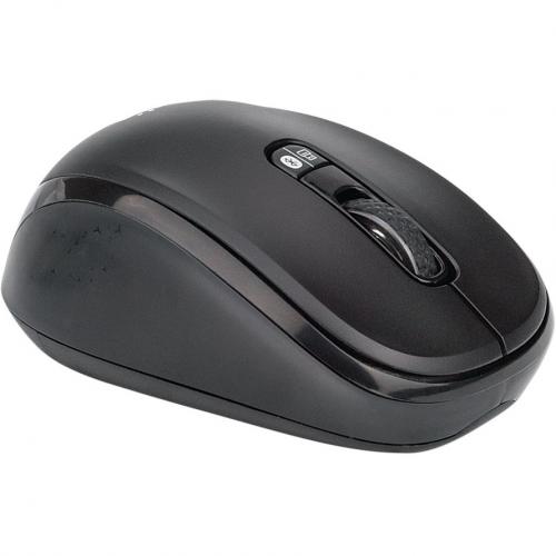 Manhattan Dual Mode Mouse, Bluetooth 4.0 And 2.4 GHz Wireless, 800/1200/1600 Dpi, Three Buttons With Scroll Wheel, Black, Three Year Warranty, Box Alternate-Image1/500