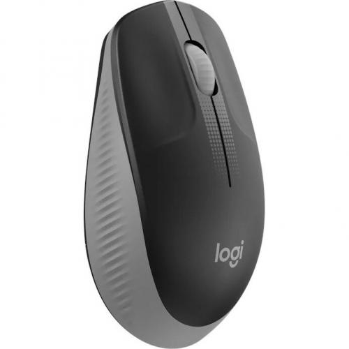 Logitech Wireless Mouse M190   Full Size Ambidextrous Curve Design, 18 Month Battery With Power Saving Mode, Precise Cursor Control & Scrolling, Wide Scroll Wheel, Thumb Grips (Charcoal) Alternate-Image1/500