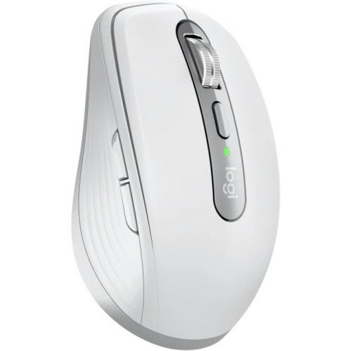 Logitech MX Anywhere 3 For Mac Compact Performance Mouse, Wireless, Comfortable, Ultrafast Scrolling, Any Surface, Portable, 4000DPI, Customizable Buttons, USB C, Bluetooth, Apple Mac, IPad, Pale Gray Alternate-Image1/500