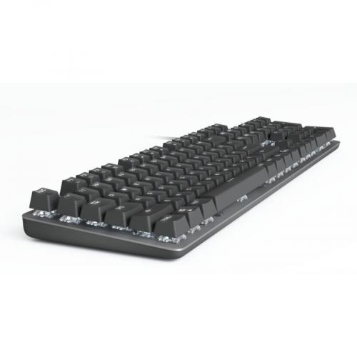 Logitech K845ch Mechanical Illuminated Corded Aluminum Keyboard (Cherry Blue)   Brown Box Alternate-Image1/500