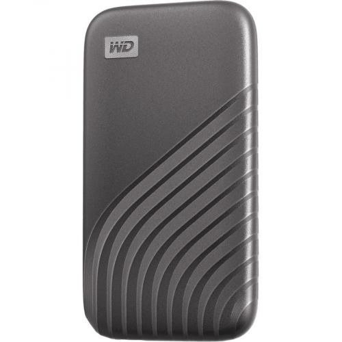WD My Passport WDBAGF0010BGY WESN 1 TB Portable Solid State Drive   External   Space Gray Alternate-Image1/500