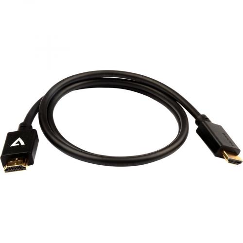 V7 Black Video Cable Pro HDMI Male To HDMI Male 1m 3.3ft Alternate-Image1/500