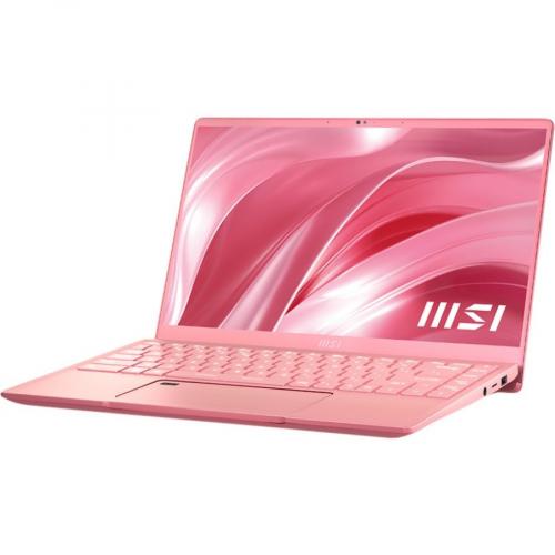 MSI Prestige 14 14" Rugged Ultrabook   Full HD   1920 X 1080   Intel Core I7 11th Gen I7 1185G7 1.20 GHz   16 GB Total RAM   1 TB SSD   Rose Pink Alternate-Image1/500