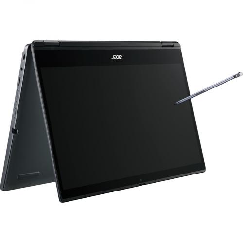 Acer P414RN 51 TMP414RN 51 54JZ 14" Touchscreen Convertible 2 In 1 Notebook   Full HD   1920 X 1080   Intel Core I5 I5 1135G7 Quad Core (4 Core) 2.40 GHz   8 GB Total RAM   512 GB SSD   Slate Blue Alternate-Image1/500