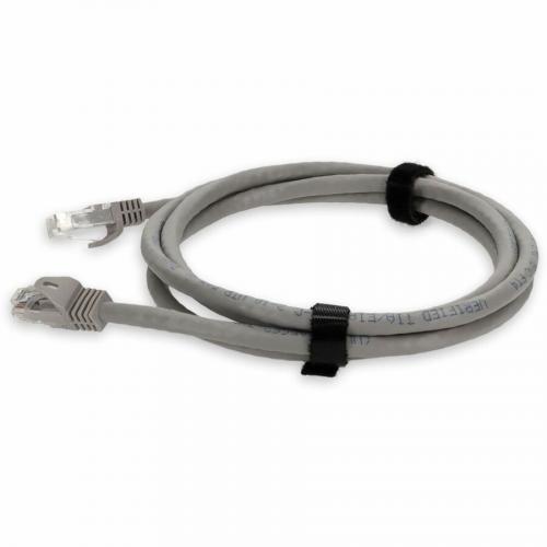 AddOn 10ft RJ 45 (Male) To RJ 45 (Male) Gray Cat6A UTP PVC Copper Patch Cable Alternate-Image1/500
