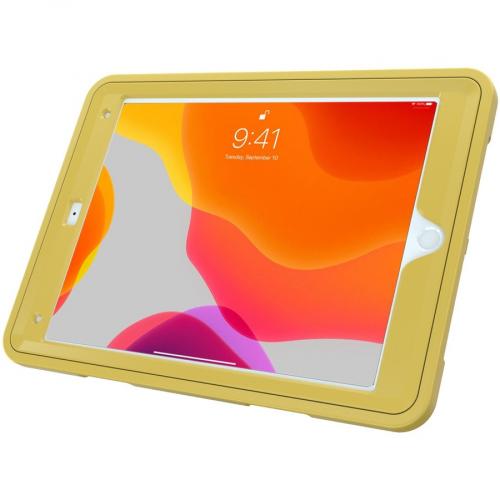 CTA Digital: Protective Case With Build In 360? Rotatable Grip Kickstand For IPad 7th & 8th Gen 10.2?, IPad Air 3 & IPad Pro 10.5?, Yellow Alternate-Image1/500