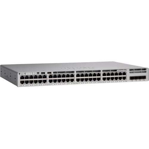 Cisco Catalyst 9200L48 Port Partial PoE+ 4x1G Uplink Switch, Network Essentials Alternate-Image1/500