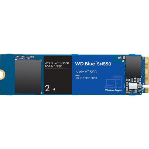 Western Digital Blue SN550 WDS200T2B0C 2 TB Solid State Drive   M.2 2280 Internal   PCI Express NVMe (PCI Express NVMe 3.0 X4) Alternate-Image1/500