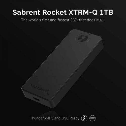 Sabrent Rocket XTRM Q SB XTMQ 1TB 1 TB Solid State Drive   External   PCI Express NVMe Alternate-Image1/500
